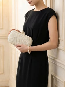 ペアパールビーズケースバッグ