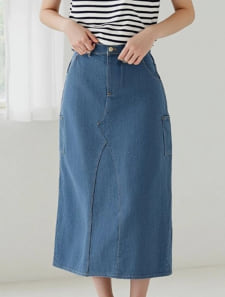 デニムカーゴスカート