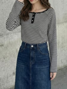 前後2wayフレアスリーブカットソー