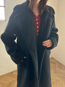 【U150サイズあり】ボアロングコート