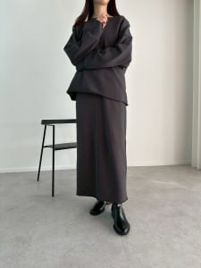 【SETUP対応】裏毛ストレートスカート