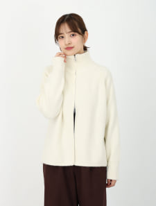 ジップニットジャケット