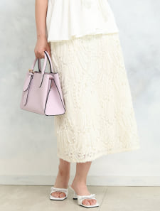 ラインレーススカート