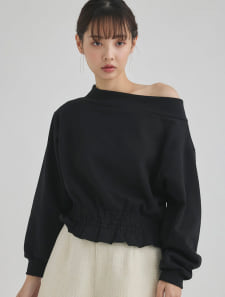 裏起毛シャーリングプルオーバー