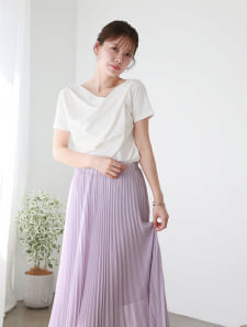 2wayドレープTシャツ