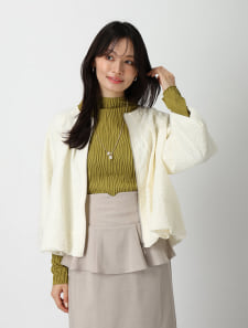 ジャガードフレアジャケット