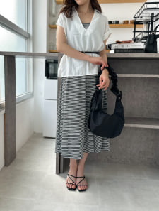 【3点セット】ワンピース×シャツ×ベルト