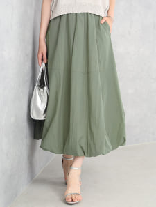 バルーンデザインフレアスカート