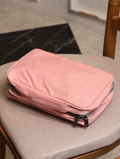 2段クリアポケット吊り下げポーチ