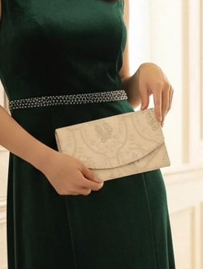 ボタニカルチュールレースふくさ