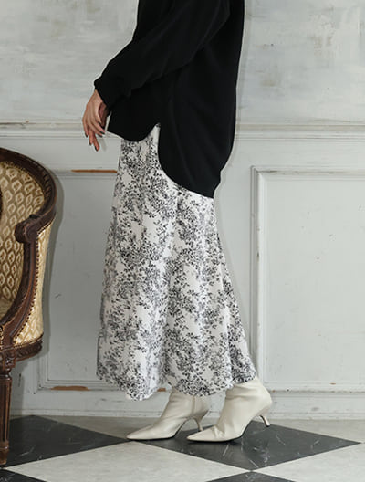 プリントマーメイドスカート