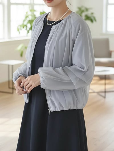 ギャザーブルゾン