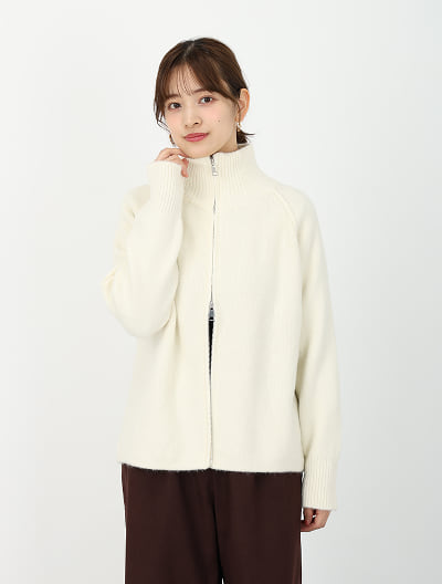 ジップニットジャケット