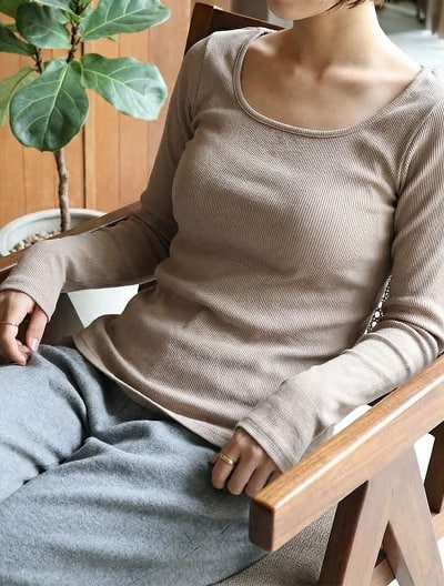 前後2WAYカットリブプルオーバー