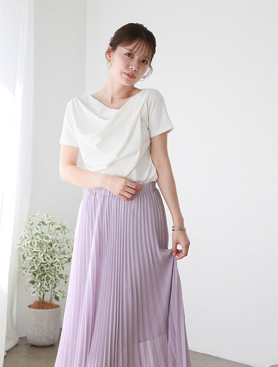 2wayドレープTシャツ