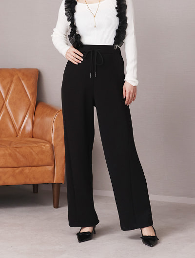 【U150サイズあり】チュールサスペンダー付きパンツ