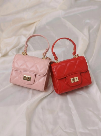 ミニキルトチェーンショルダーバッグ