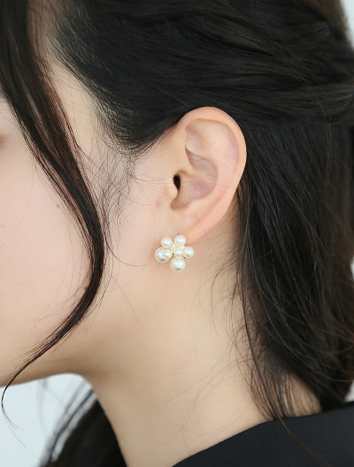 ランダムパールクラシカルピアス
