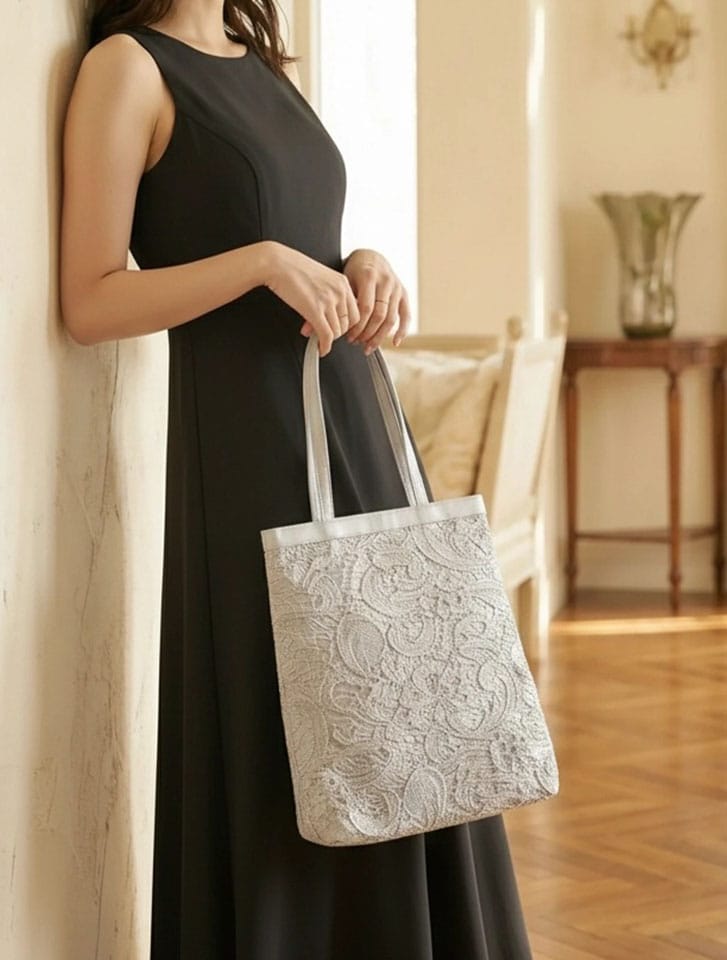 ペイズリーケミカルレースサブバッグ