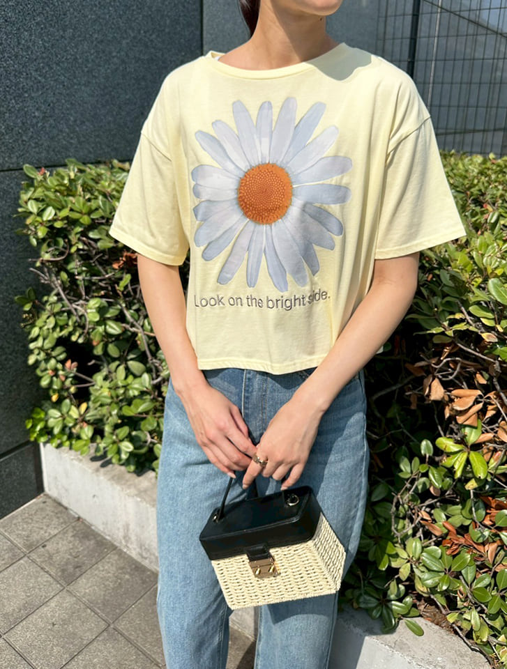 スクエア型ショルダーかごバッグ