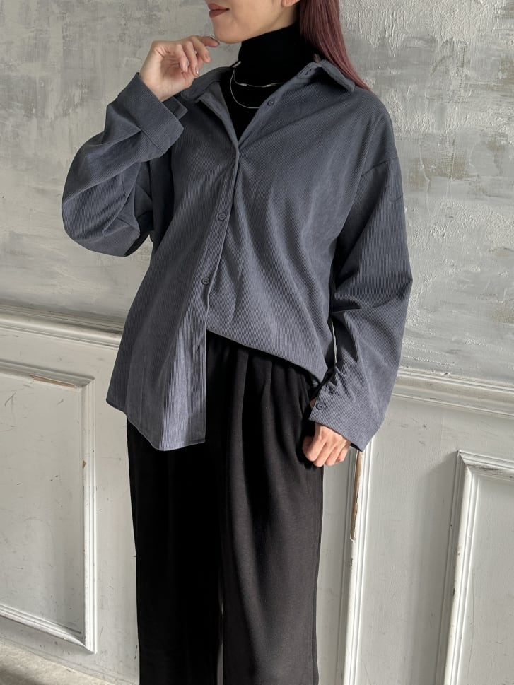 コーデュロイシャツジャケット