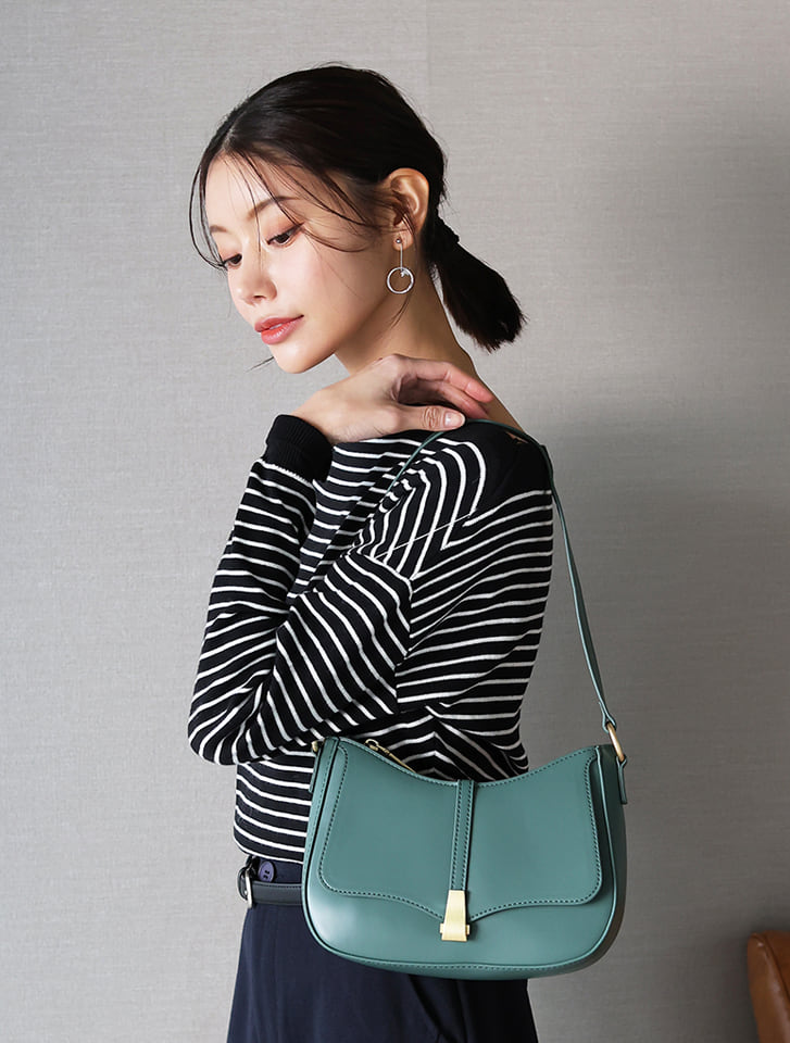 ベルトデザイン2WAYハンドバッグ