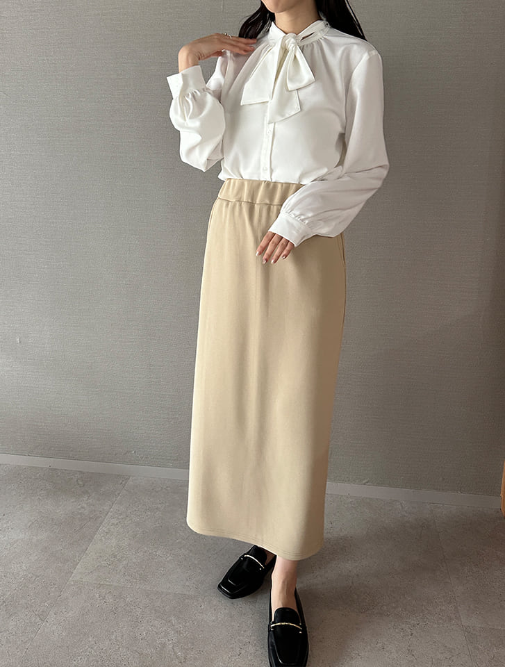 【SETUP対応】【U150サイズあり】ポケット付きスウェットナロースカート