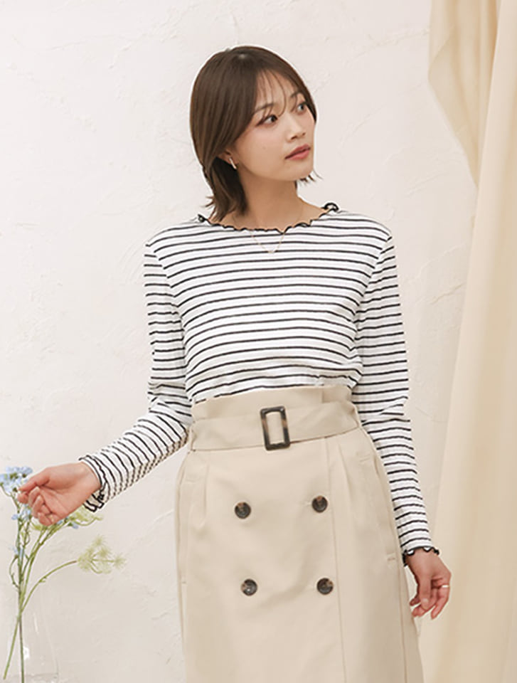 リブメローカットソー