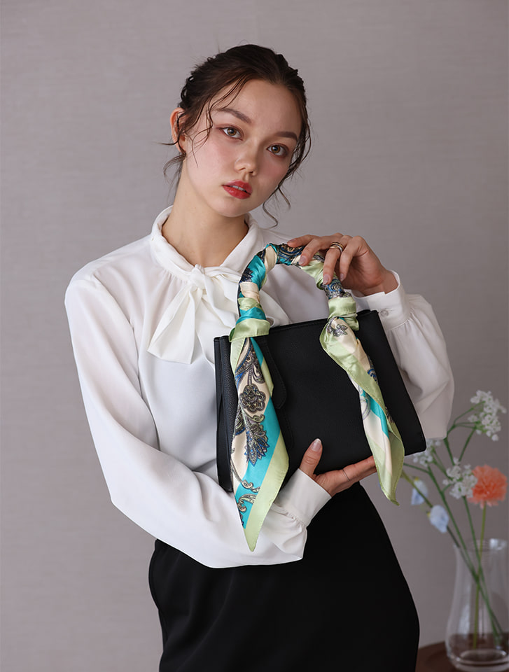 エキゾチックペイズリー大判スカーフ