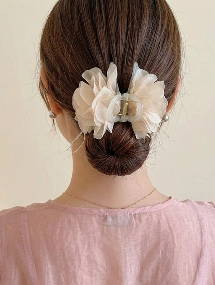 フラワーモチーフヘアクリップ