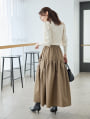 ふくれジャガードギャザースカート