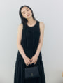 ランダムギャザーシフォンワンピース