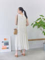 ランダムギャザーシフォンワンピース