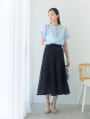 楊柳シフォンフレアスカート