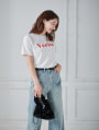 カラーロゴプリントTシャツ
