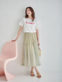 カラーロゴプリントTシャツ