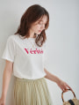 カラーロゴプリントTシャツ