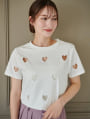 ハートデザインTシャツ