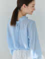 キャンディースリーブシアーブラウス