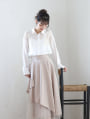 3wayスリーブコード刺繍シアーシャツ