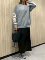 【kannaセレクト】前後2wayオーバーサイズロゴニット