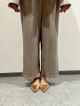 【kannaセレクト】【U150サイズあり】ポケット付きリブパンツ