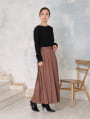 【kannaセレクト】【U150サイズあり】プリーツAラインスカート
