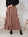 【kannaセレクト】【U150サイズあり】プリーツAラインスカート