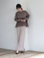 【MARIAセレクト】 チュールデザインダンボールプルオーバー