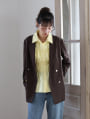 【kannaセレクト】ビスチェデザイン長袖シャツ