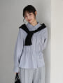 【kannaセレクト】ビスチェデザイン長袖シャツ