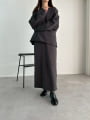 【SETUP対応】裏毛ストレートスカート
