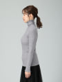 リブメローハイネックニット