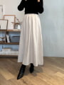 スエードフレアスカート